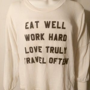 Wildfox Eat Well Sweater
